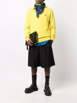 Versace pull à logo Medusa brodé