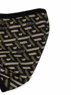 Versace masque à imprimé Greca