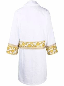 Versace peignoir à logo Medusa floqué