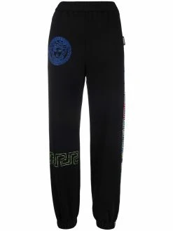 Versace pantalon de jogging à broderies Medusa