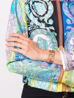 Versace bracelet manchette à logo