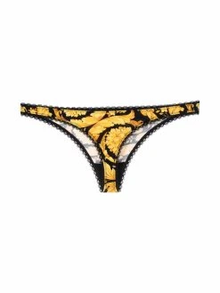 Versace string à imprimé Barocco