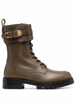 Versace bottines Medusa Pin à lacets