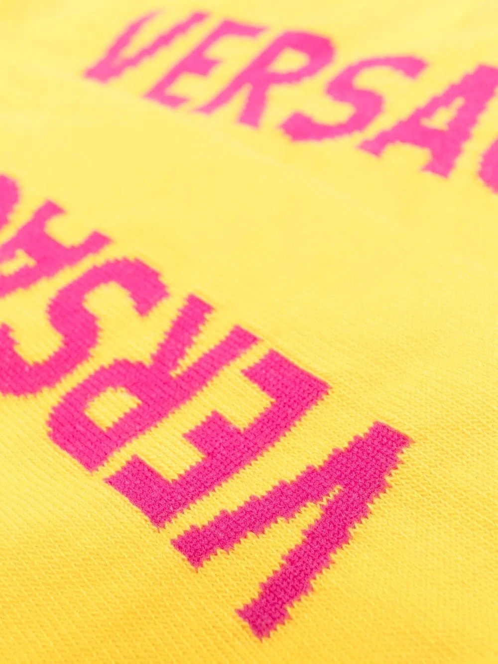 Versace Discount En Ligne Chaussettes à logo en intarsia femme 4 Versace chaussettes à logo en intarsia