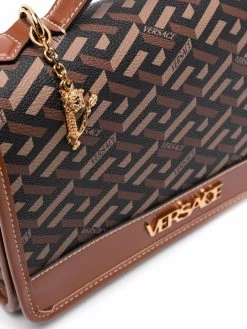 Versace sac porté épaule La Greca Signature