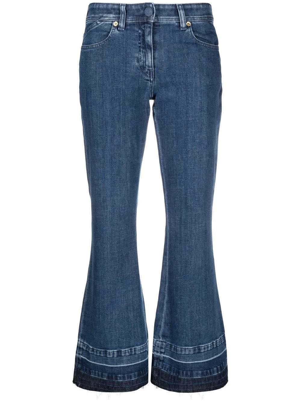 Versace excellente qualité Jean court à patch logo jeans courts femme 3 Versace jean court à patch logo