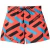 Versace short de bain à imprimé graphique