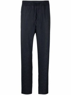 Versace pantalon à imprimé Greca