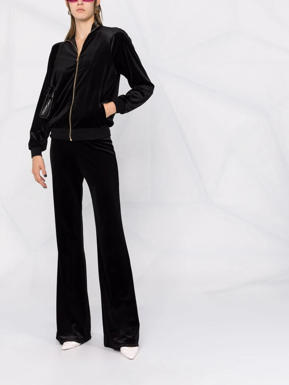 Versace Veste zippée à motif Greca Prix Équitable sweats femme 4 Versace veste zippée à motif Greca