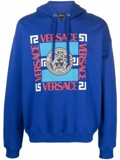 Versace hoodie Medusa à motif imprimé