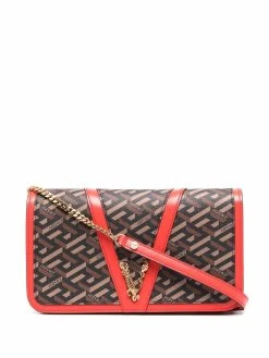 Versace sac porté épaule à imprimé La Greca