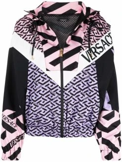 Versace veste de sport colour block