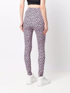 Versace legging à imprimé La Greca