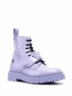 Versace bottines à plaque Medusa