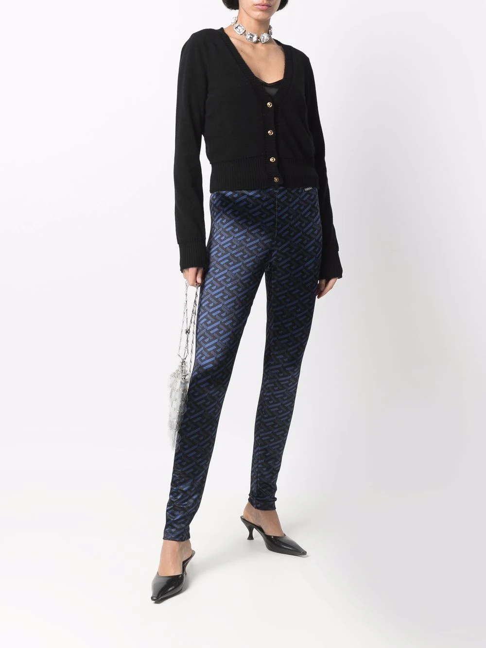 Versace Cardigan à col v En Remise cardigans femme 4 Versace cardigan à col v