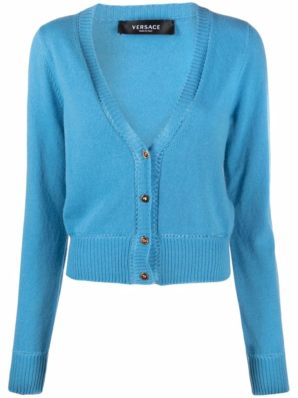 Versace Cardigan boutonné à col v Bon Rapport Coût-Efficacité cardigans femme 3 Versace cardigan boutonné à col v