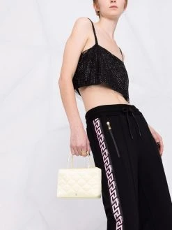 Versace pantalon de jogging à bandes Greca