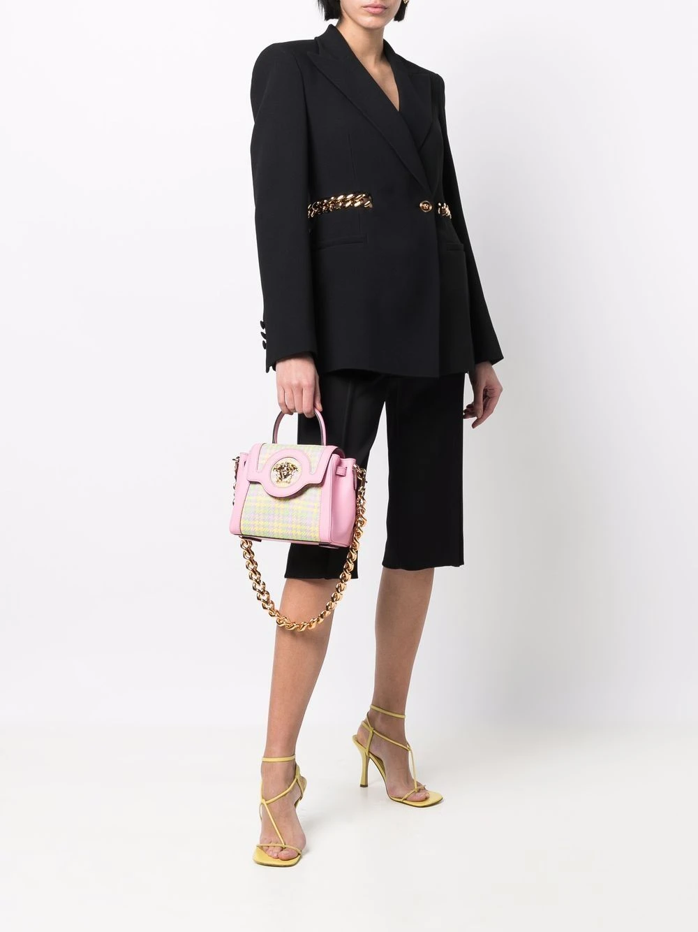 Versace Prix Ourlé Sac à main La Medusa en cuir sacs cabas femme 3 Versace sac à main La Medusa en cuir