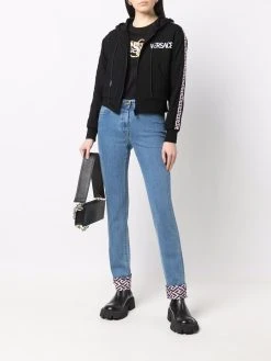 Versace hoodie à imprimé Greca