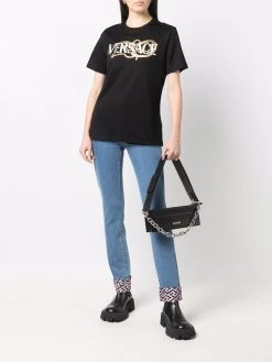 Versace t-shirt à logo imprimé
