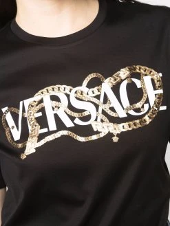 Versace Prix Légers T shirt à logo imprimé t-shirts & jerseys femme 11 Versace t-shirt à logo imprimé
