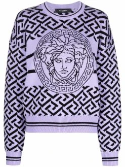 Versace pull La Greca Medusa en maille
