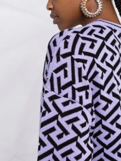 Versace pull La Greca Medusa en maille