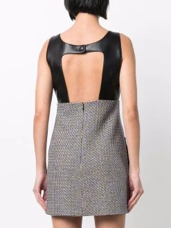 Versace Robe sans manches en tweed Prix Préférentiel robes de jour femme 12 Versace robe sans manches en tweed