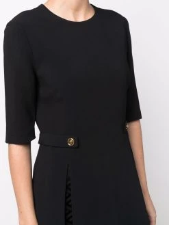 Versace robe courte plissée