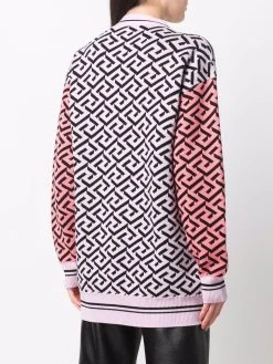 Versace Cardigan à motif La Greca En promotion cardigans femme 10 Versace cardigan à motif La Greca