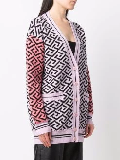 Versace Cardigan à motif La Greca En promotion cardigans femme 9 Versace cardigan à motif La Greca