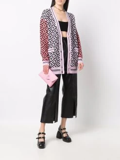 Versace cardigan à motif La Greca