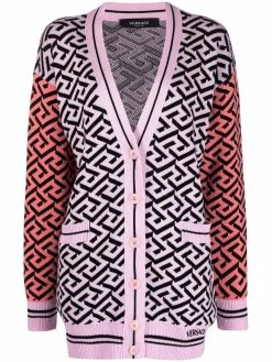 Versace cardigan Ă motif La Greca