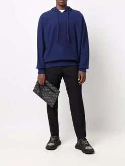 Versace pochette à logo imprimé