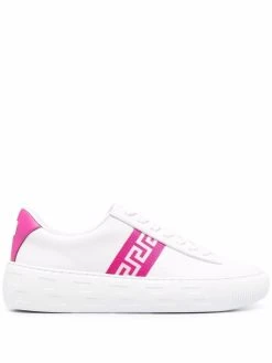 Versace baskets à imprimé Greca