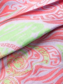 Versace legging tie-dye à imprimé Greca