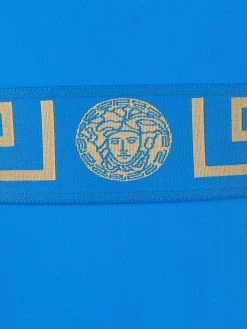 Versace maillot de bain à bande Greca