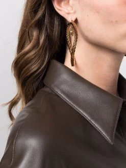 Versace créoles à motif Medusa