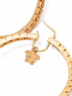 Versace créoles à motif Medusa