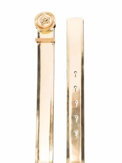 Versace ceinture métallisée à plaque Medusa