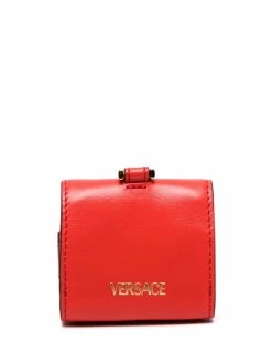 Versace étui pour écouteurs à plaque logo