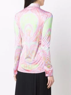 Versace Soldes En Ligne Chemise à logo Medusa imprimé chemises femme 10 Versace chemise à logo Medusa imprimé