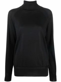 Versace pull en maille Ă col montant