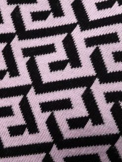 Versace robe La Greca mi-longue