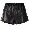 Versace short court en cuir