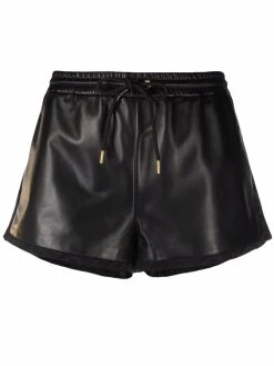 Versace short court en cuir