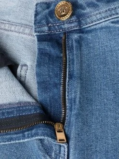 Versace jean à empiècements contrastants