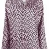 Versace chemise de pyjama à imprimé La Greca Signature