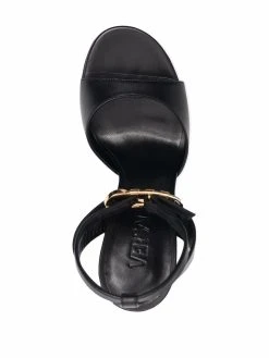 Versace Sandales Safety Pin en cuir Prix Aimable femme 9 Versace sandales Safety Pin en cuir