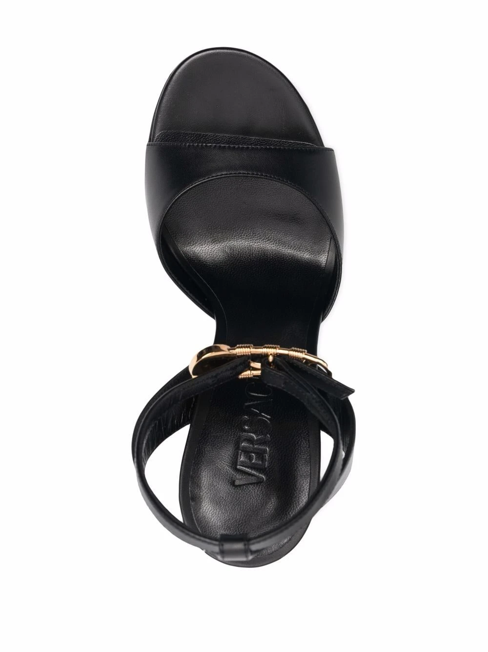 Versace Sandales Safety Pin en cuir Prix Aimable femme 6 Versace sandales Safety Pin en cuir